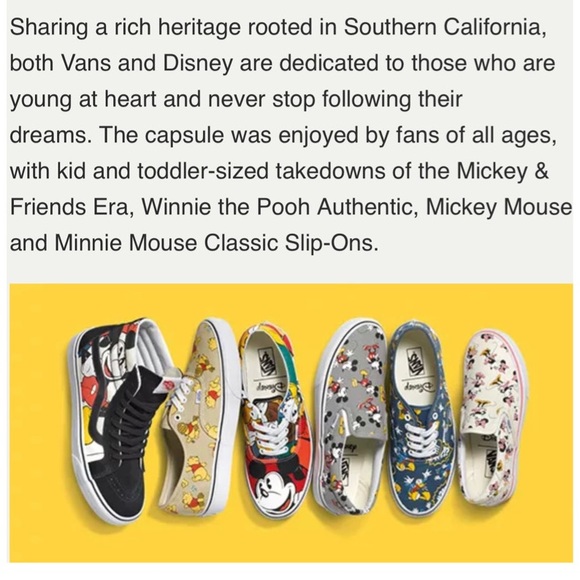 Vans Disney Collab Mickey and Friends Era Donald Goofy Pluto Womens 10 Mens 8.5 - Picture 15 of 16
